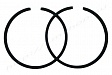 Кольцо поршневое для бензокосы Эфко Stark 37-44 (2 шт.)
