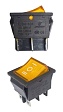 Переключатель KCD4-101/DN 220v нейтраль желтый (365ж) 16A 250V 20A 125V