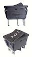 Переключатель KCD4-101/DN 220v нейтраль черный (365ч) 16A 250V 20A 125V
