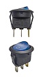 Переключатель KCD1-204/3P синий (363с) 6A 250V 10A 125V