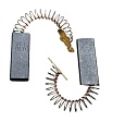 Электроугольные щетки (пара) 5,0х12,5х33, 2шт, SMC без корпуса, с пружиной для стиральных машин