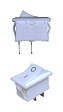 Переключатель KCD1-116/2P белый (359 б) 6A 250V 10A 125V